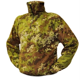 Half-Zip Fleece Jumper Camouflage Design M  – camouflage - 1