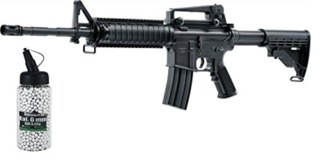 SET: Softair Oberland Arms OA-15 M4 RIS AEG max. 0,5 Joule 6mm + G8DS® Softair Munition BIO BBs Premium Selection 2000 Stück 0,20 g 6mm - 1