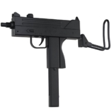 Softair Uzi Maschinenpistole in schwarz, 23cm länge - 1